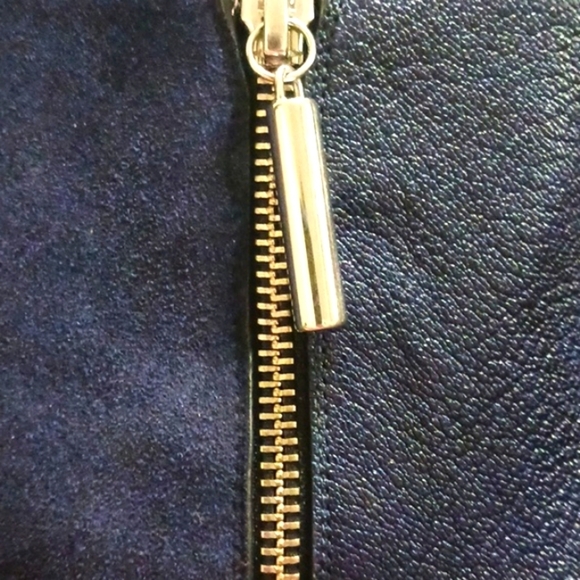 Stuart Weitzman Blue Leather and Suede Heeled Ankle Boots Size 5 - Picture 9 of 13